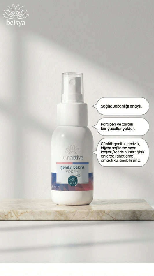 Beisya Winactive Genital Bakım Spreyi 50 ml