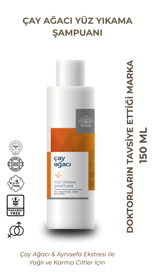 Beisya Çay Ağaçlı Yüz Yıkama Şampuanı 150 ml