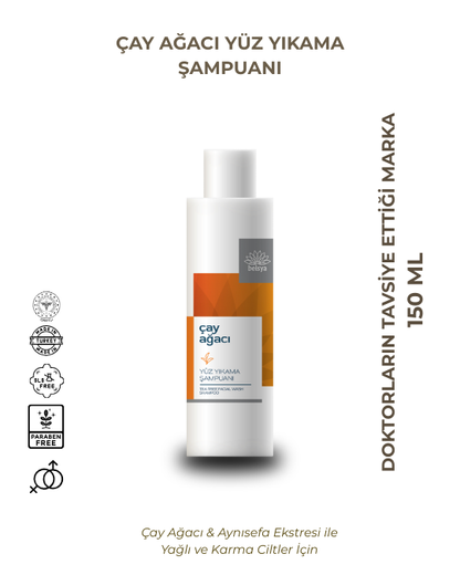 Beisya Çay Ağaçlı Yüz Yıkama Şampuanı 150 ml