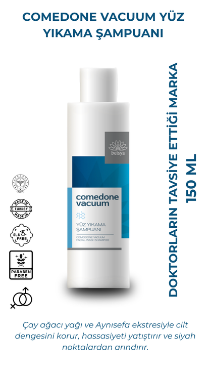 Beisya Comedone Vakuum Yüz Yıkama Şampuanı 150 Ml