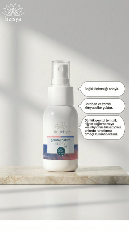 Beisya Winactive Genital Bakım Spreyi 50 ml