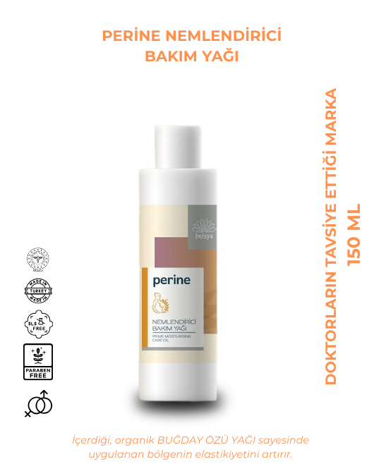 Beisya Perine Nemlendirici Bakım Yağı 150 ml