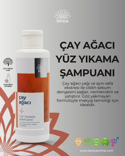 Beisya Çay Ağaçlı Yüz Yıkama Şampuanı 150 ml