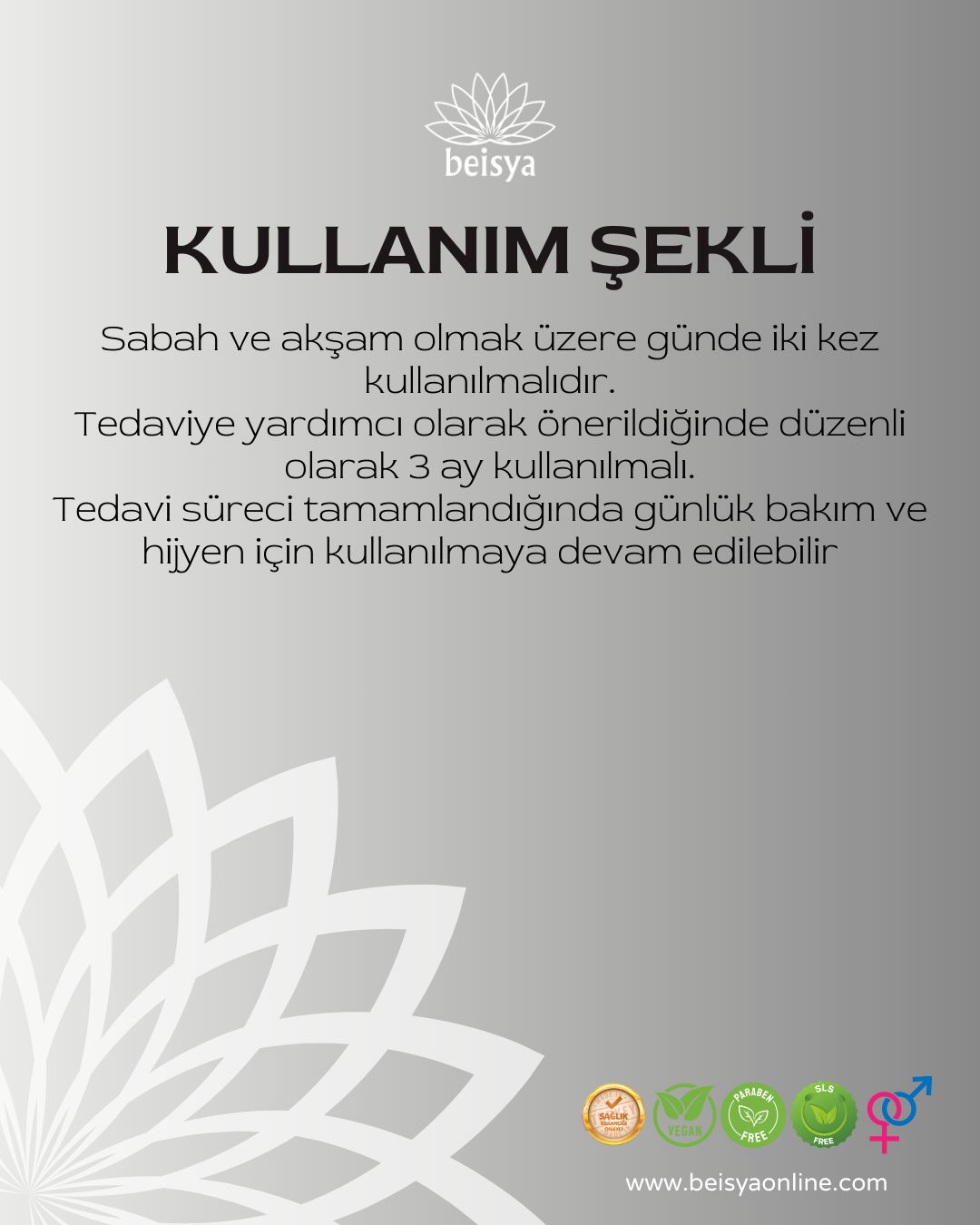 Beisya Exe Yüz Ve Vücut Şampuanı 150 ml